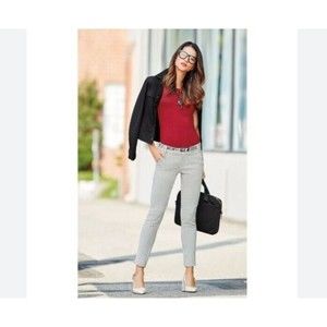 CAbi Style 3244 | Drake Neck Red Top | Size Medium | NWOT